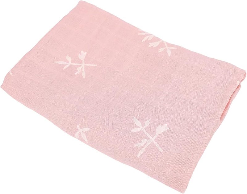 Soft Bamboo Cotton Baby Swaddle Blanket 47 2 X 33 5in Newborn Receiving Sunshade - Image 2